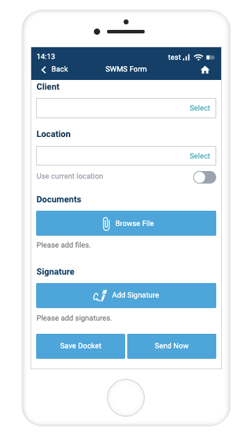 digital safe work method statements form