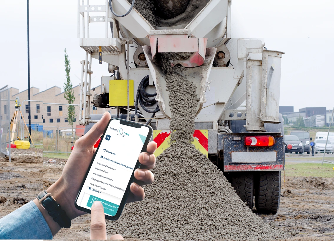  Record TIME in concrete construction management work