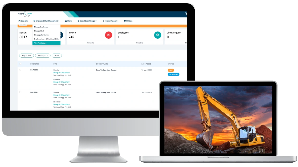 use record time for better project management in heavy civil construction
